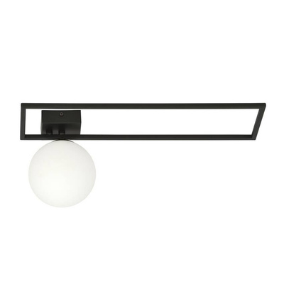 Lampa sufitowa  IMAGO 1B BLACK/OPAL