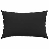 Poduszki na sofę 2 pcs Czarny 50 x 30 cm tkanina