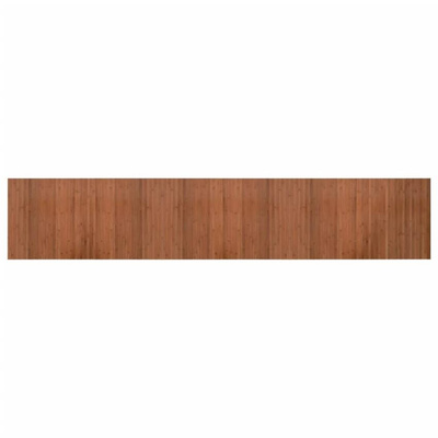 vidaXL Dywan prostokątny, brązowy, 60x300 cm, bambusowy