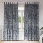 Zasłony z weluru 2 pcs Srebrnoszary 245 x 140 cm Aksamit