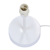 Lampka nocna River klasyczna z abażurem E14 metalowa Candellux