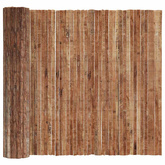 Płot z kory 400 x 125cm Kora Brązowy