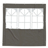 Ściana boczna namiotu na imprezy 2 pcs 200 x 195 cm antracytowy
