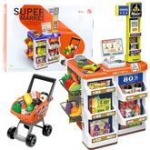Zestaw Sklepowy Kasa Wózek Skaner Supermarket Sklepik Dla Dzieci