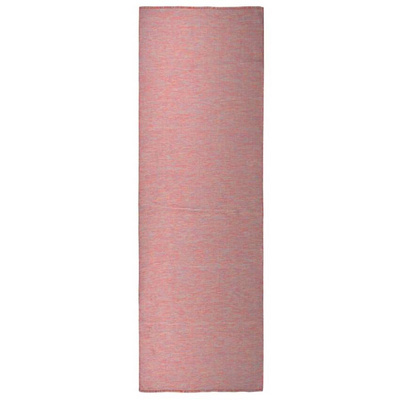 vidaXL Dywan zewnętrzny o płaskim splocie, 80x250 cm, czerwony