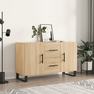 Komoda, dąb sonoma, 100x36x60 cm, materiał drewnopochodny model standard