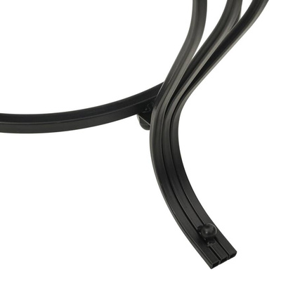 vidaXL Palenisko z pogrzebaczem, 49 cm, stal