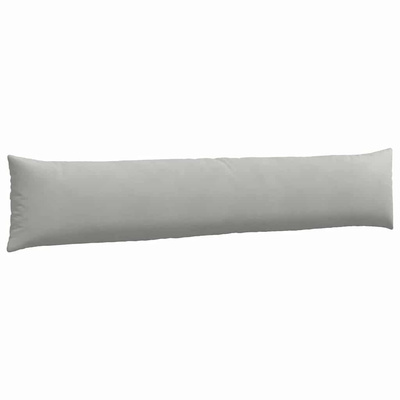Poduszki na sofę 2 pcs Jasnoszary 200 x 40 cm tkanina