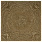 Dywany pokojowe Czarny 240 x 240 cm Juta