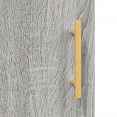 vidaXL Biurko, szary dąb sonoma, 140x50x75 cm, materiał drewnopochodny