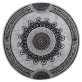 vidaXL Dywan z możliwością prania, 120 cm, kolorowy, antypoślizgowy