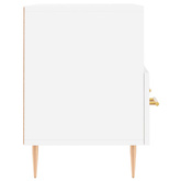 vidaXL Szafka pod TV, biała, 80x36x50 cm, materiał drewnopochodny
