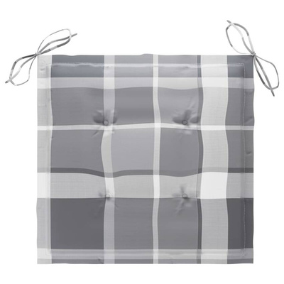 vidaXL Składane krzesła ogrodowe z poduszkami, 2 szt., drewno akacjowe