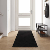 Chodnik dywanowy Czarny 80 x 400 cm 100% Poliester Tuft