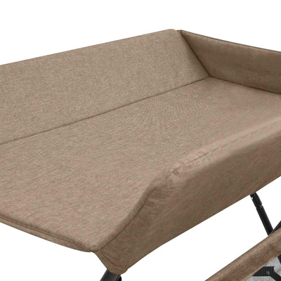 Stolik do przewijania, kolor taupe, żelazny