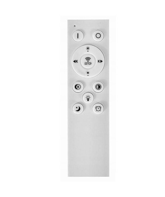 Lampa Led ring 123W czarna + Pilot ROMA