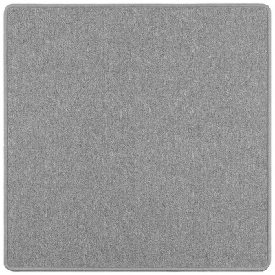 Chodnik dywanowy Jasnoszary 100 x 100 cm 100% polipropylen