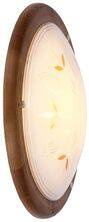 Lampa Sufitowa Candellux Rustica 14-06622 Plafon Drewno Standard 1X60 W E27 Dąb