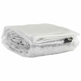 Przezroczysta plandeka z oczkami 3x12 m PVC