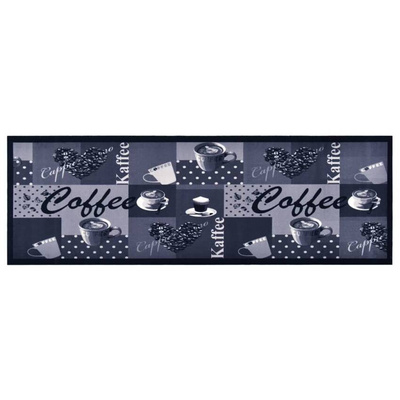 vidaXL Kuchenny dywanik podłogowy Coffee, niebieski, 60x180 cm