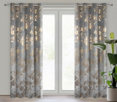 Zasłona Celia stalowa 140x250