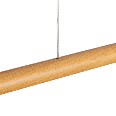 Lampa wisząca liniowa kolor drewna 60cm 30W CCT Abruzzo Arche
