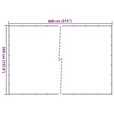 Siatka na kontener, HDPE, 3,5x8 m, czarna