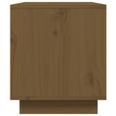 vidaXL Szafka pod TV, miodowy brąz, 80x35x40,5 cm, lite drewno sosnowe