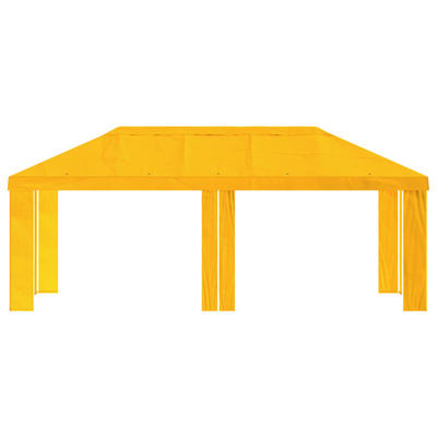 Pokrycie altany 6 x 3 m żółty Poliester 190 gsm