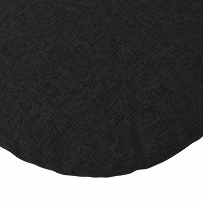Poduszki na siedziska 2 pcs Czarny ?60 x 21 cm tkanina