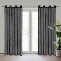 Agis czarna 140x250 Zasłona