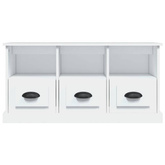 vidaXL Szafka pod TV, biała, 100x35x50 cm, materiał drewnopochodny