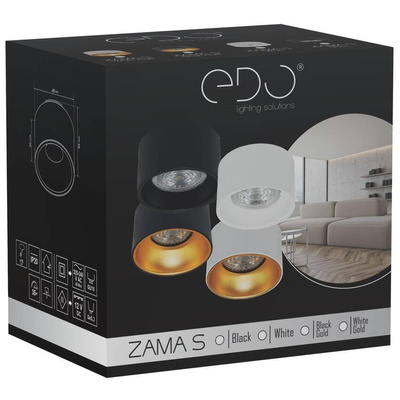 Oprawa sufitowa wpuszczana ZAMA White S IP20, okrągła biała EDO777454 EDO Solutions