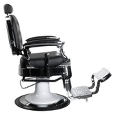 Gabbiano fotel barberski Ernesto czarny 125378