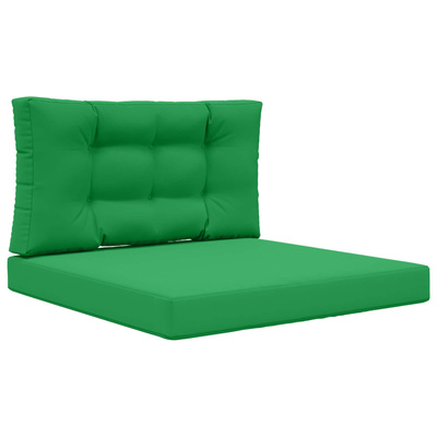Poduszka do sofy na zewnątrz 2 pcs Zielony Poliester