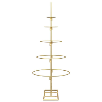 Metalowa choinka świąteczna złoty 90 cm Stal Malowana Proszkowo
