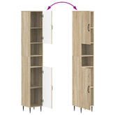 Zestaw szafek łazienkowych 4 częściowy HAARLEM dąb Sonoma
