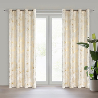 Zasłona Aria kremowa 135x250