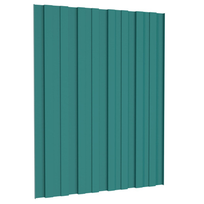 Panel dachowy 36 pcs zielony 60 x 45 cm Stal galwanizowana