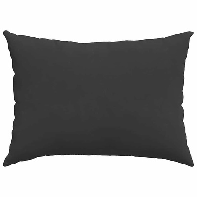 Poduszki na sofę 2 pcs Czarny 70 x 50 cm tkanina