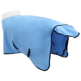 Koc dla Koni Jasny błękit 105 cm Polarowy fleece