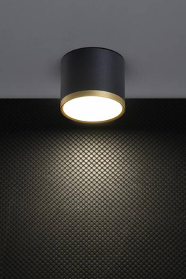 Lampa sufitowa TUBA złoty + czarny LED 9W 4000K 2275963