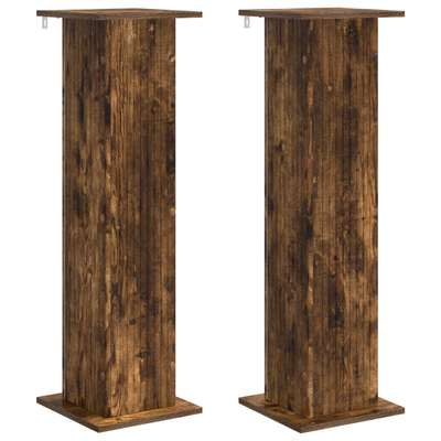 Stojak na rośliny 2 pcs Dąb wędzony 30,5 x 30 x 100,5 cm