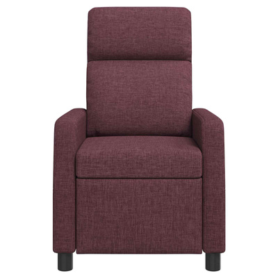 Fotel recliner Fioletowy tkanina