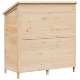 Shed ogrodowy naturalny 106 x 56 x 113,5 cm Drewno Świerkowe