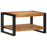 Stolik kawowy 70x50x38 cm Drewno lite Akacja