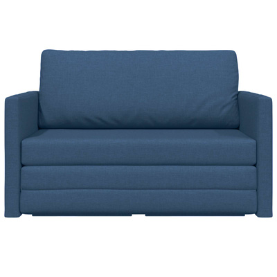 Sofa Bed Niebieski 124 x 71 x 78 cm tkanina