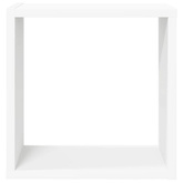vidaXL Półki ścienne kostki, 2 szt., białe, 30x15x30 cm
