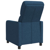 Fotel recliner niebieski Poliester