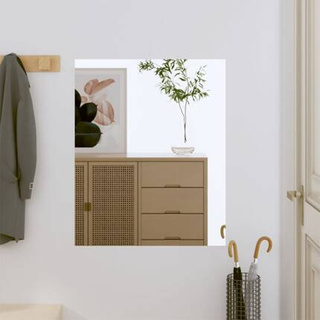 vidaXL Lustro ścienne, 50x60 cm, szklane, prostokątne